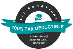 A deductible gift recipient - all donations 100% tax deductible