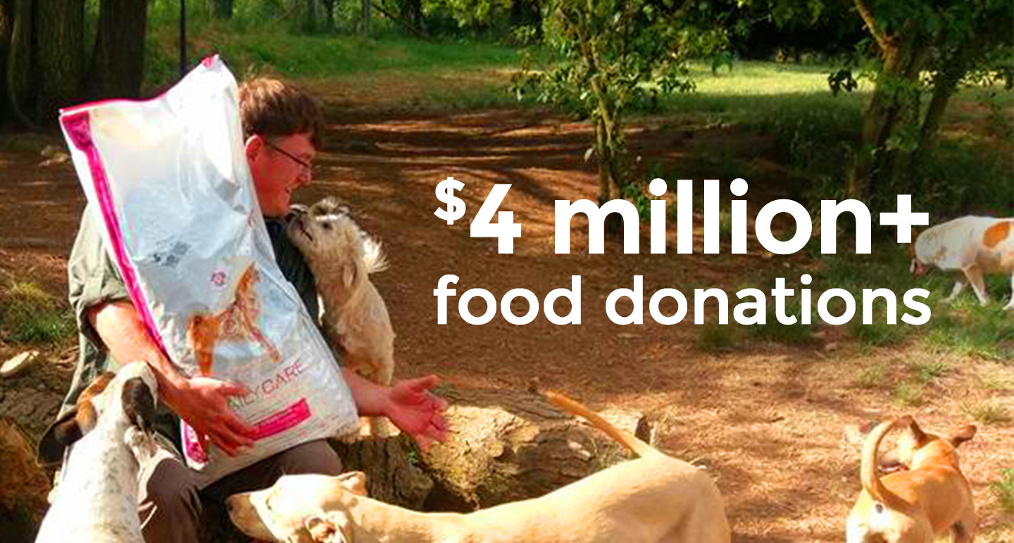 $4 million+ food donations